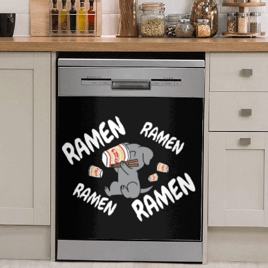 Weimaraner Instant Ramen Noodles Dish Washer Covers