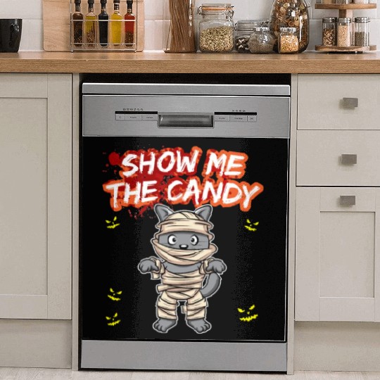 Show Me The Candy Halloween Costume Trick Or Treat Dish Washer Covers
