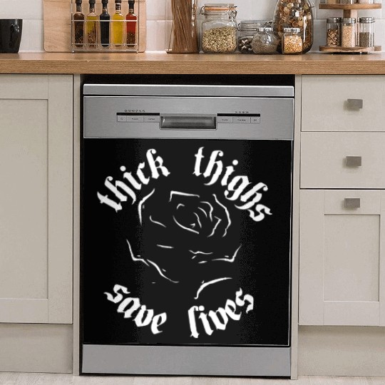 Thick Thighs Save Lives Dish Washer Covers