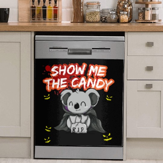 Show Me The Candy Halloween Costume Trick Or Treat Dish Washer Covers