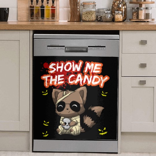 Show Me The Candy Halloween Costume Trick Or Treat Dish Washer Covers