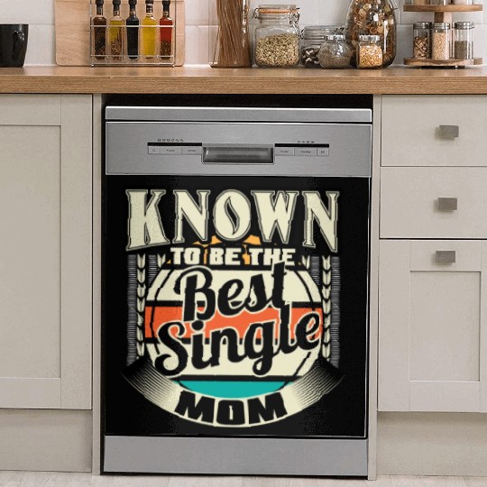Single Mom Mom Son Gift Idea Dish Washer Covers