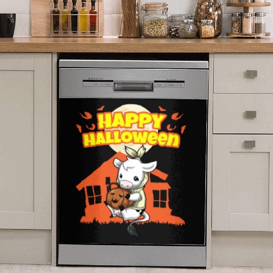 Happy Halloween Scary Funny Hallow's Eve Costume Dish Washer Covers