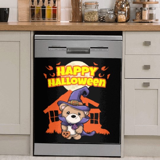 Happy Halloween Scary Funny Hallow's Eve Costume Dish Washer Covers