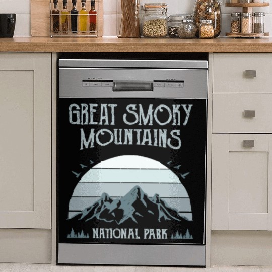 Great Smoky Mountains Vintage National Park Dish Washer Covers
