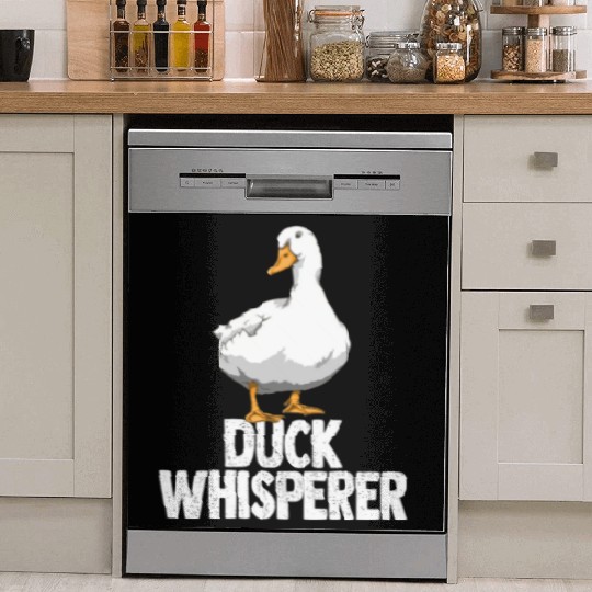 Duck Whisperer Funny Ducklings Farmers Dish Washer Covers