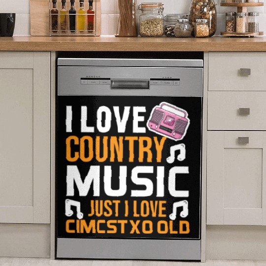 I love Country Music Dish Washer Covers