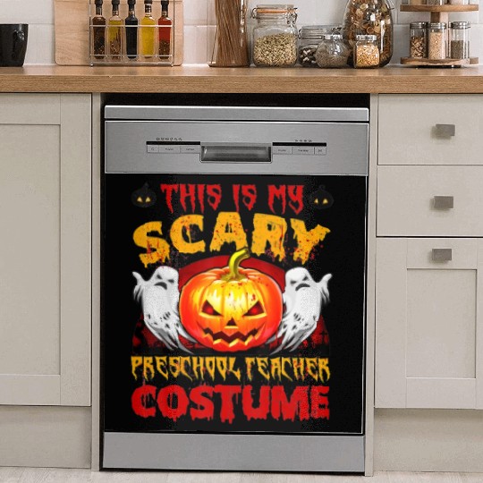 This is my scary preschool teacher costume Dish Washer Covers