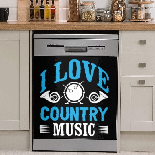 I love Country Music Dish Washer Covers