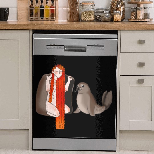 Selkie and Seal Dish Washer Covers