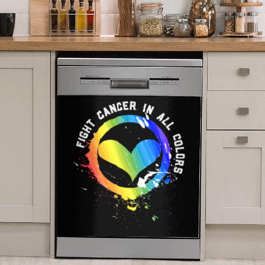 Cancer Sucks In Every Color Fighter Fight Support Dish Washer Covers