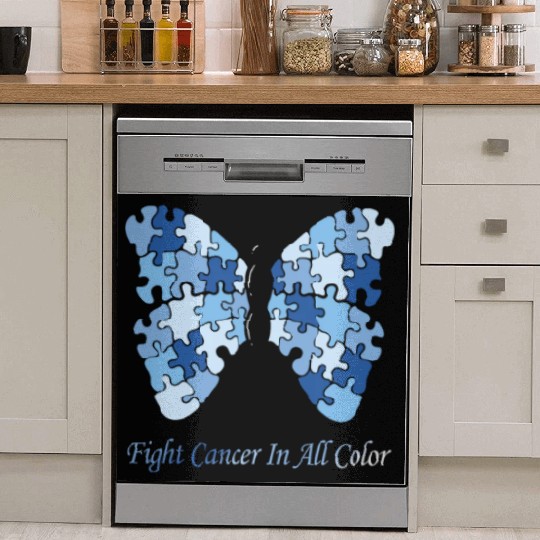 Cancer Sucks In Every Color Fighter Fight Support Dish Washer Covers