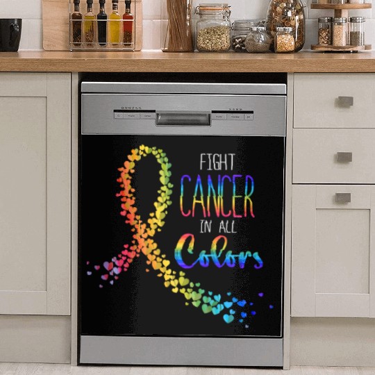 Cancer Sucks In Every Color Fighter Fight Support Dish Washer Covers