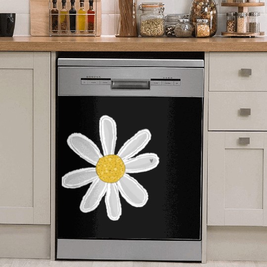 Daisy Flower - Gift, Present Dish Washer Covers