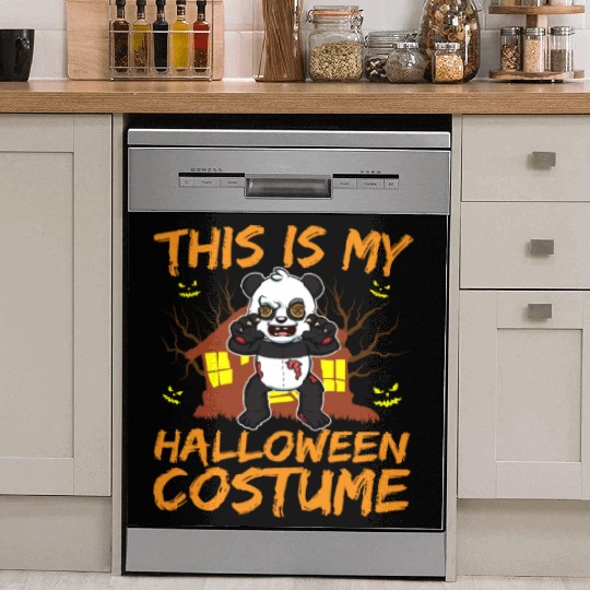 Scary Creepy Animal This Is My Halloween Costume Dish Washer Covers