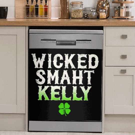 Wicked Smaht Kelly Clan Boston Irish Slang Dish Washer Covers
