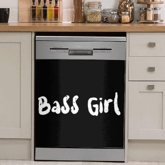 Bass Girl - Guitar Dish Washer Covers