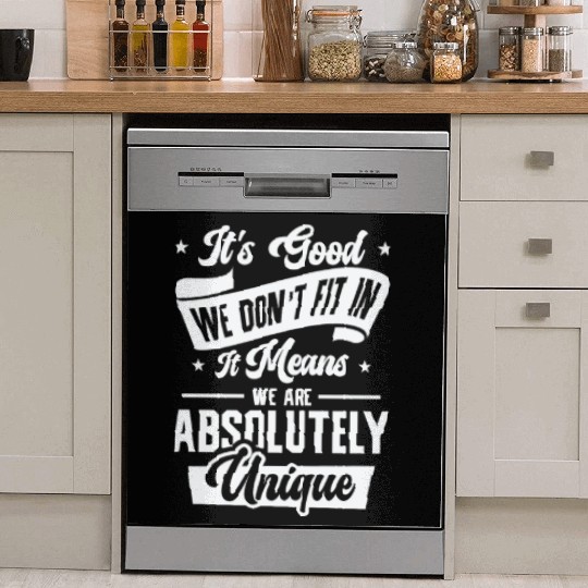 Positivity Misfits Poets Poetry Unique Uniqueness Dish Washer Covers