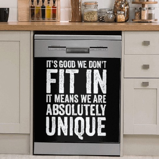 Positivity Misfits Poets Poetry Unique Uniqueness Dish Washer Covers