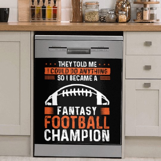 Fantasy Football Championship Team Player Trophy Dish Washer Covers