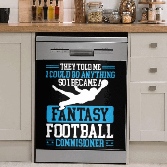 Fantasy Football Commissioner Championship Team Dish Washer Covers