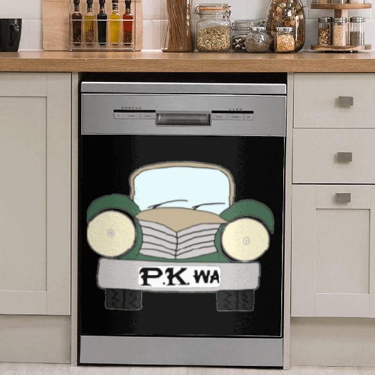 Old Car Khaki Afrikaans PK wa Dish Washer Covers