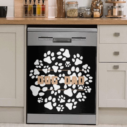 Dog dad, Gift for dog dad, Best dog dad ever Dish Washer Covers