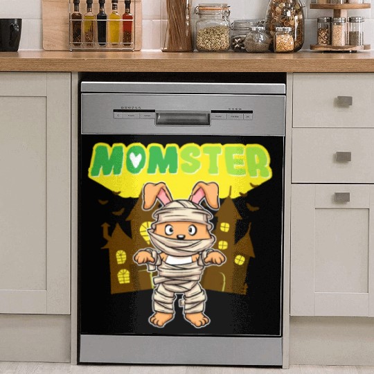 Momster Monster Mom Scary Halloween Mommy Costume Dish Washer Covers