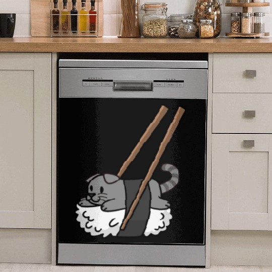 Scottish Fold Cat Nigiri Sushi Dish Washer Covers