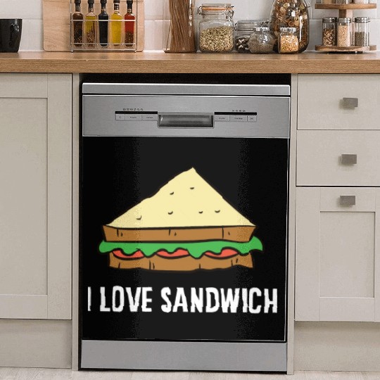 Sandwich - I love sandwiches Dish Washer Covers