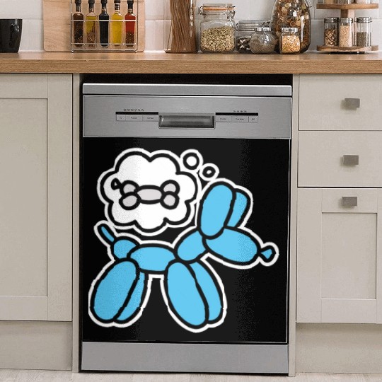 Balloon animal balloon dog balloon artist bone Dish Washer Covers