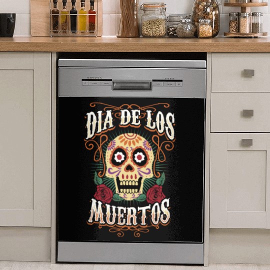 Dia De Los Muertos Day Of The Dead Calavera Dish Washer Covers