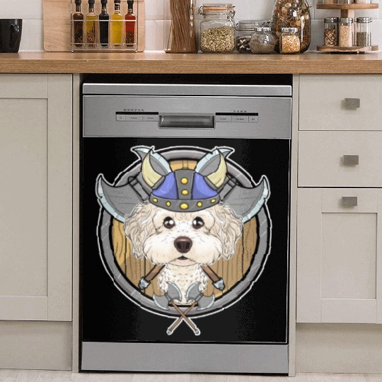 Bichon Frise I Valhalla I Viking Dish Washer Covers