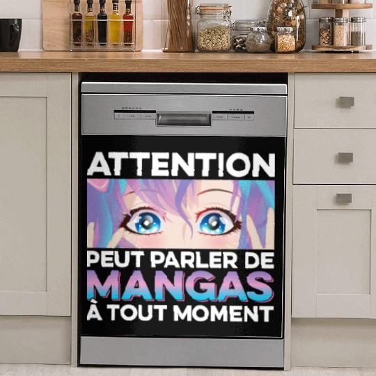 Japan Anime Kawaii Girls Kids Teen Manga Dish Washer Covers