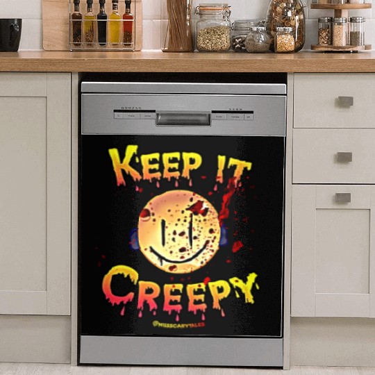 Miss Scarytales says Keep it Creepy Dish Washer Covers