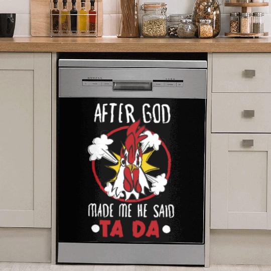 Chicken Farmer Gift Funny Chickens Country Farm Dish Washer Covers