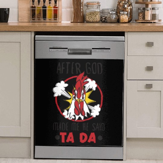 Chicken Farmer Gift Funny Chickens Country Farm Dish Washer Covers