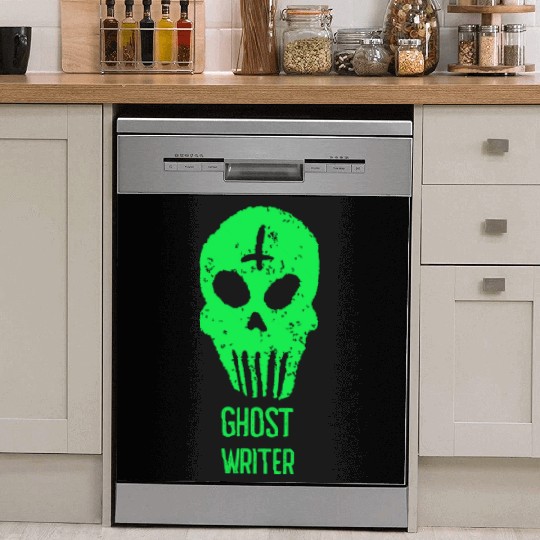 Ghost Writer Halloween Trick or Treat Costume Dish Washer Covers