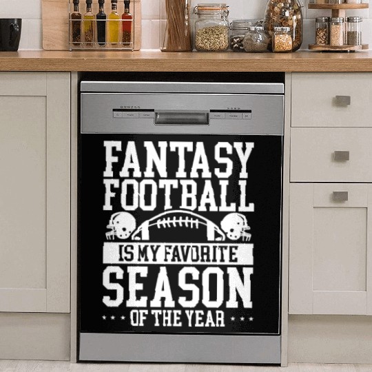 Fantasy Football is my Favorite Season Player Dish Washer Covers