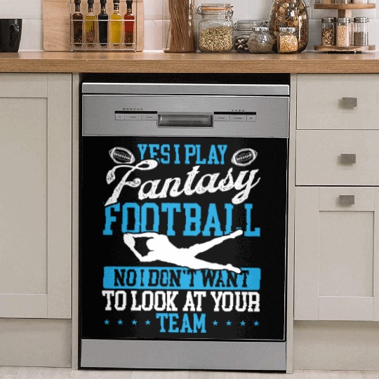 Fantasy Football Player want to look at your Team Dish Washer Covers