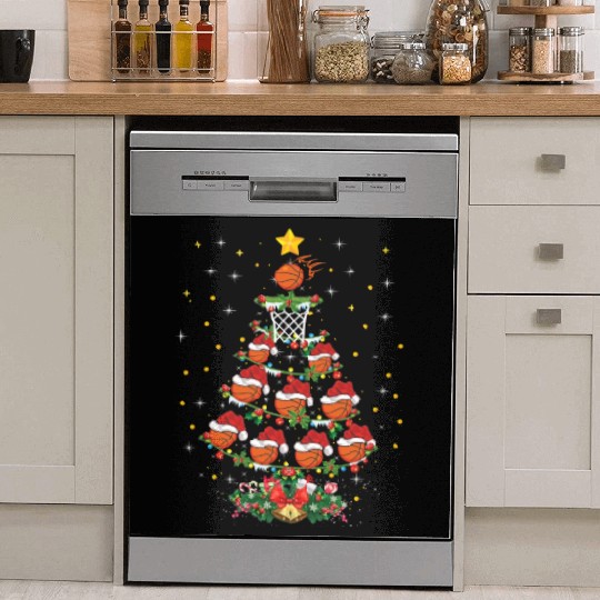 Basketball Sports Lover Xmas Gift Basketball Chris Dish Washer Covers