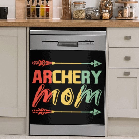 Archery Mom Bows And Arrows Hunting Sports Dish Washer Covers