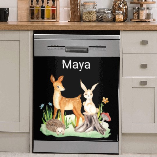 Animal deer rabbit hedgehog Maya Dish Washer Covers