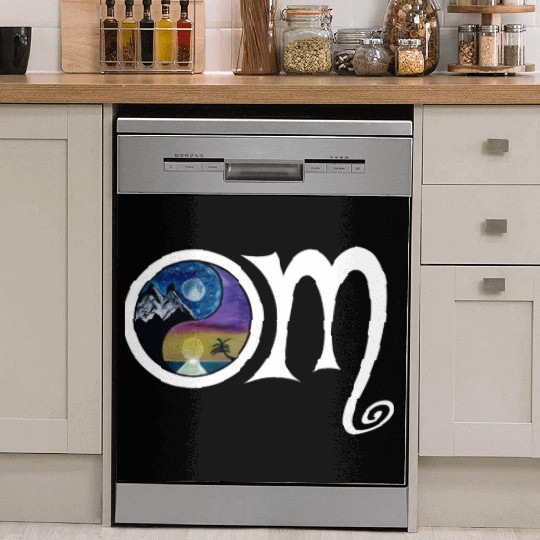 OM Ying Yang Dish Washer Covers