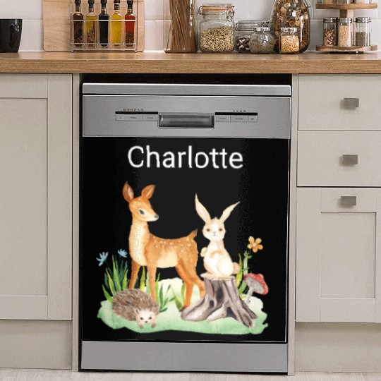 Animal deer rabbit hedgehog Charlotte Dish Washer Covers