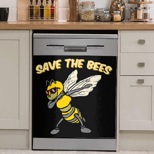 Save The Bees Dish Washer Covers Dabbing Bumblebee Bee Earth Pl
