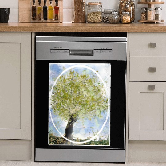 Green Tree Autumn Dish Washer Covers