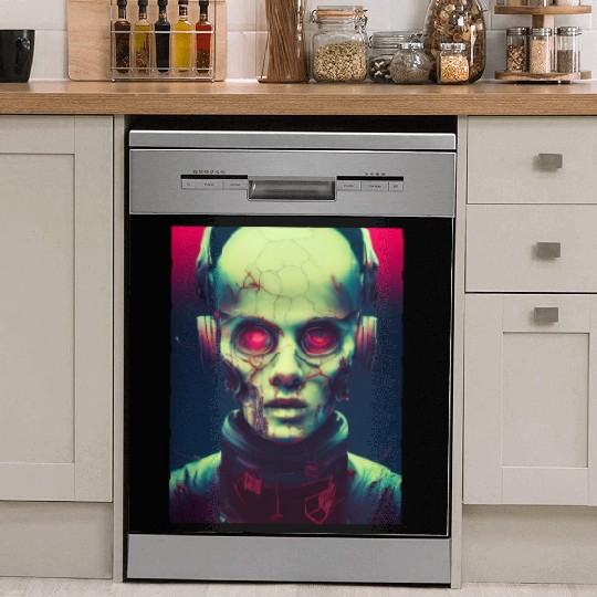 Zombie Cyberpunk Dish Washer Covers