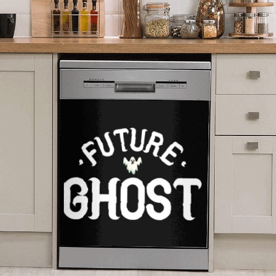 Future Ghost Funny Halloween Costume Dish Washer Covers