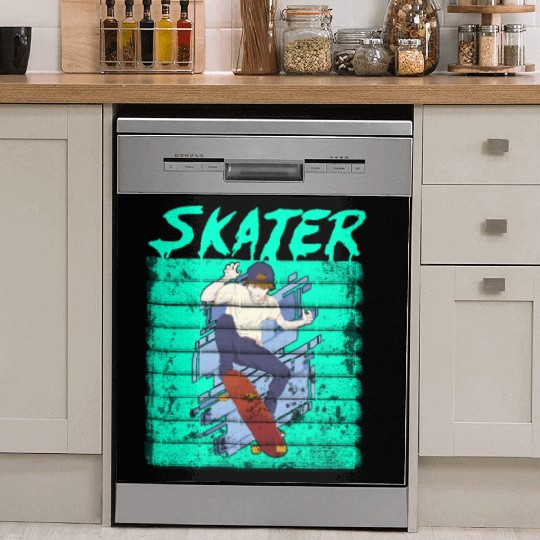 Skater Skateboard Skate Dish Washer Covers